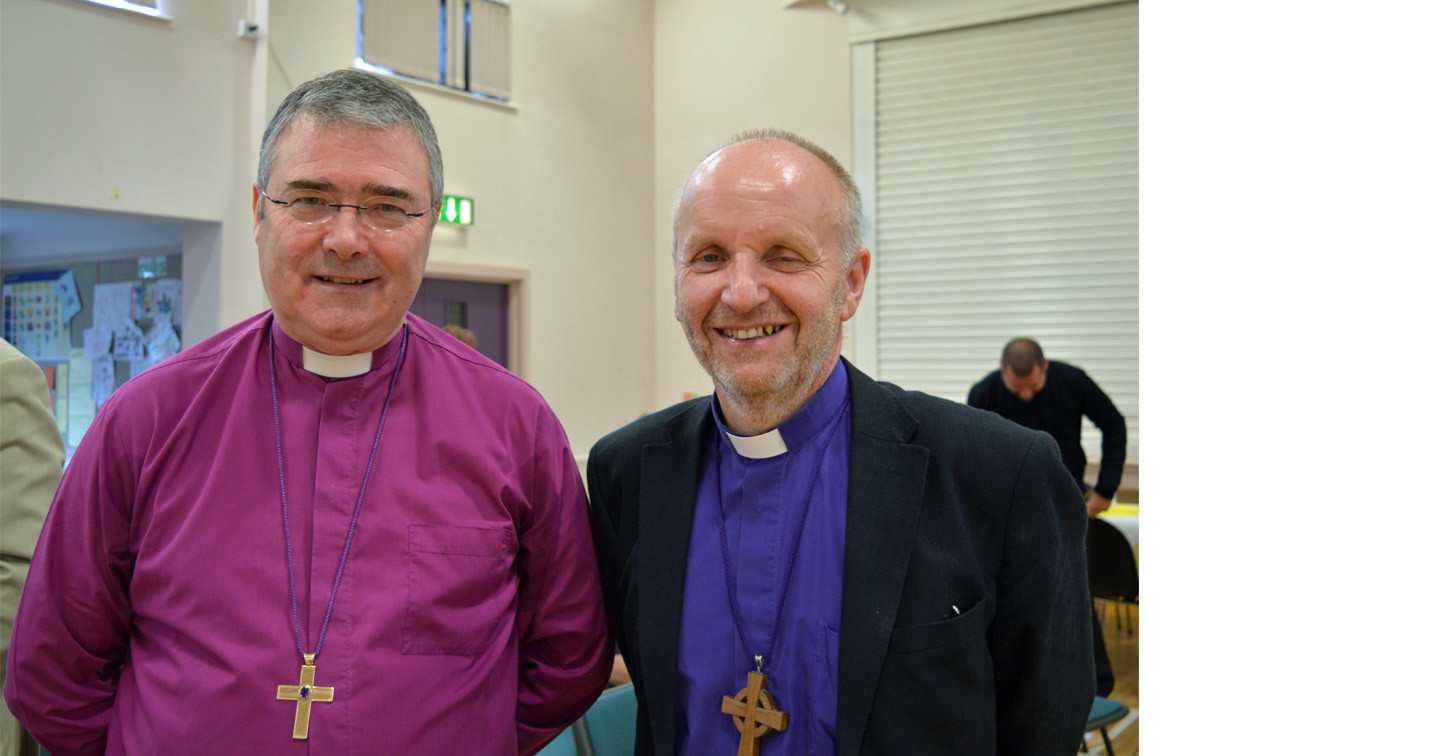 The Rt Rev John McDowell (left), Bishop of Clogher, and the Rt Revd Alan Abernethy, Bishop of Connor. Photo by the Rev Elizabeth Hanna.