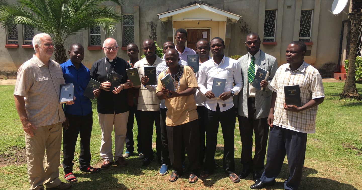 Bibles delivered to St John’s Seminary