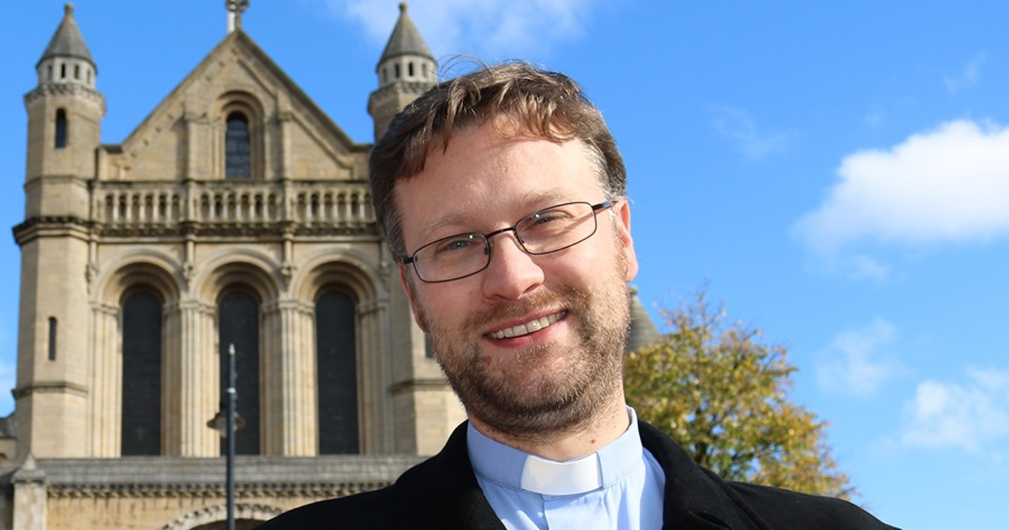 The Rev Mark Niblock, newly appointed Canon at St Anne’s Cathedral, Belfast.