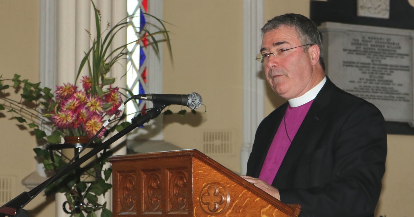 The Rt Revd John McDowell, Bishop of Clogher, pictured at Clogher Diocesan Synod.