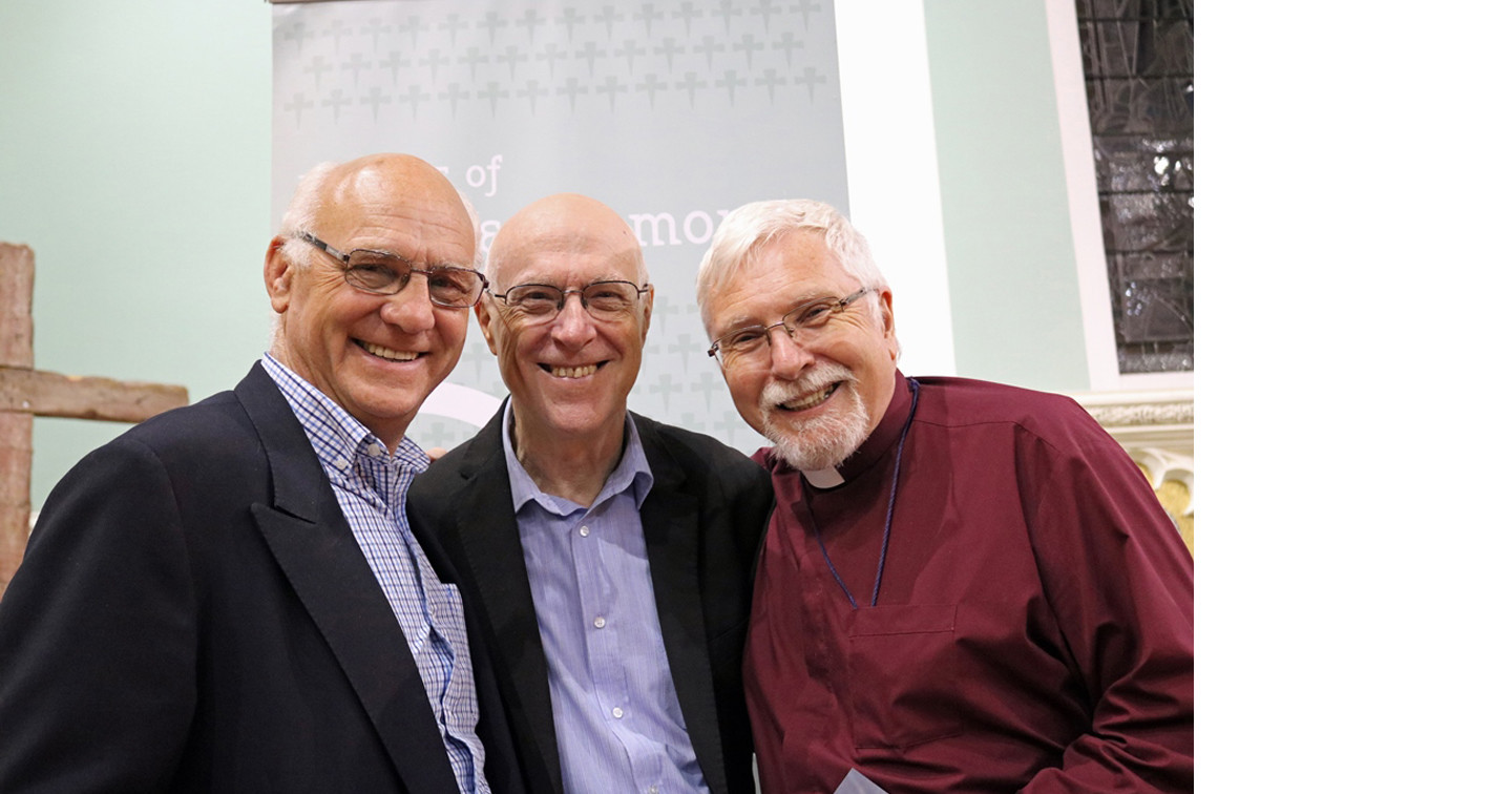 Bishops Ken Clarke, Greg Venables and Harold Miller.