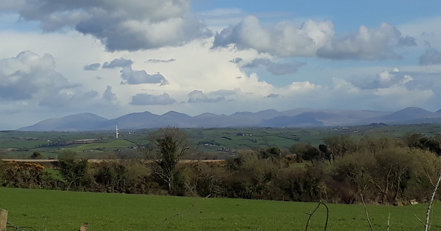 The Mournes from near Poyntzpass, Co. Armagh.