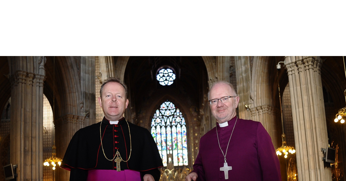 Archbishop Eamon Martin and Archbishop Richard Clarke.