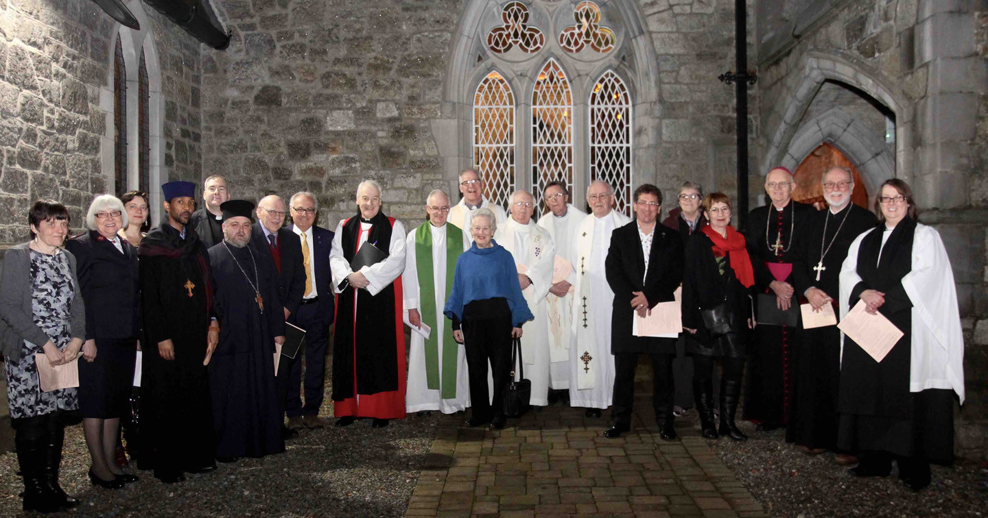 Clergy and church leaders at the Week of Prayer for Christian Unity inaugural service in Clontarf.