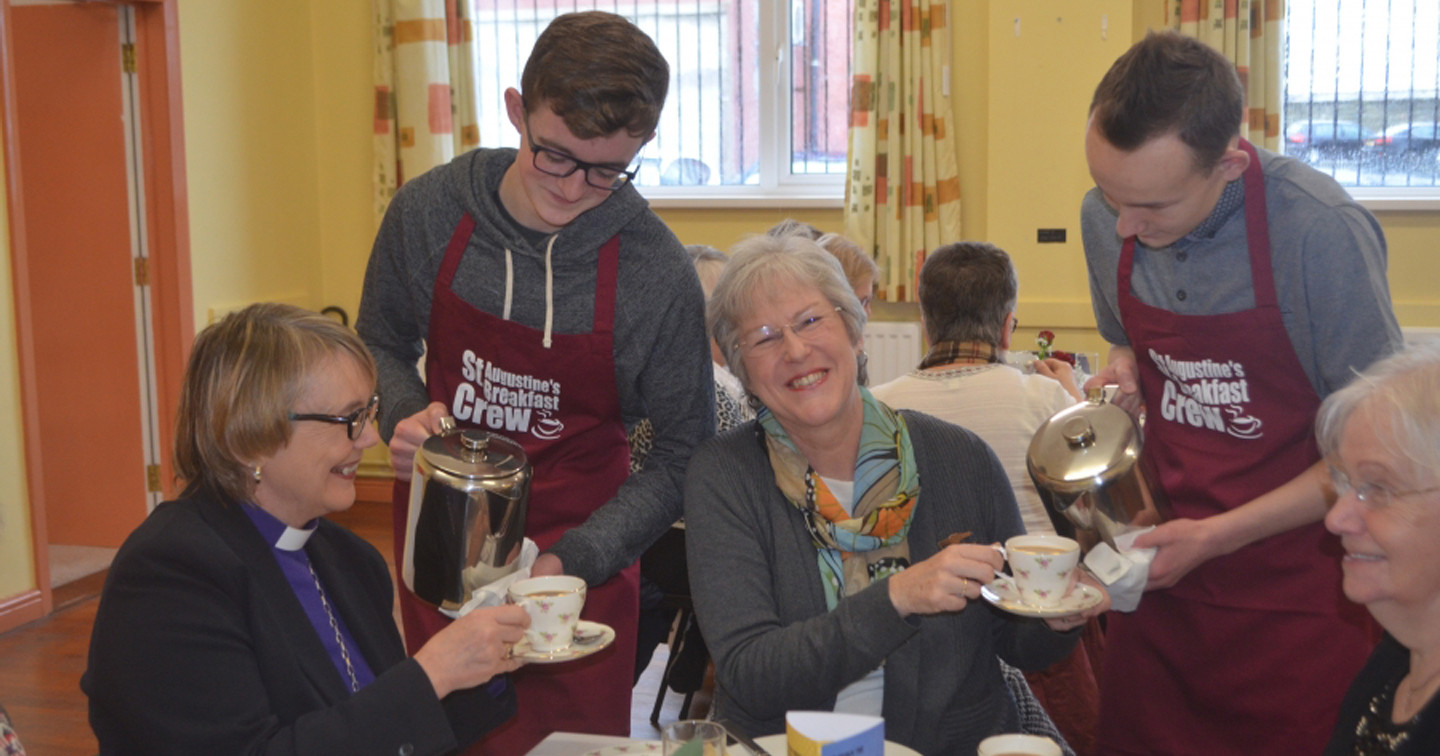 Bishop Pat Storey Breaks Bread Again in St Augustine’s at Mothers’ Union Event 