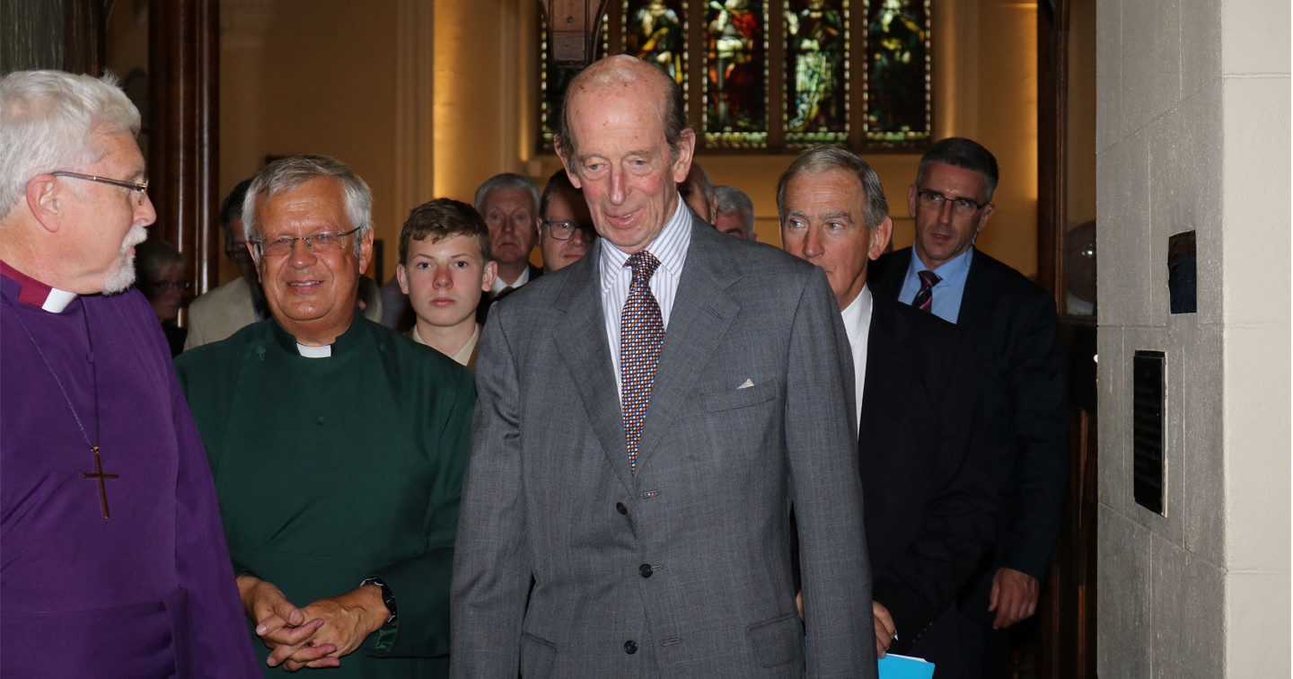 HRH The Duke of Kent visits Down Cathedral