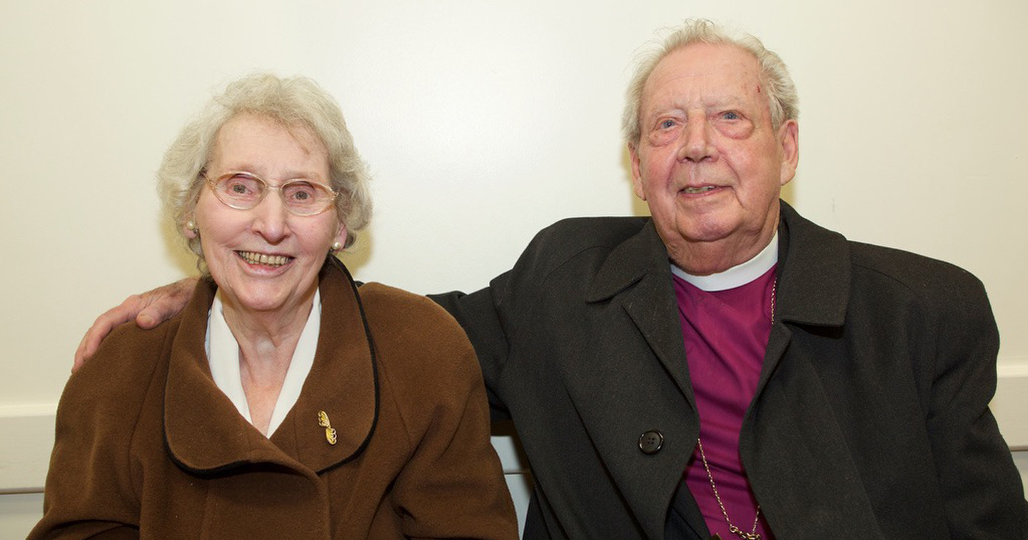 Mrs Noreen Poyntz and Bishop Sam Poyntz on a visit to Cork in recent years.