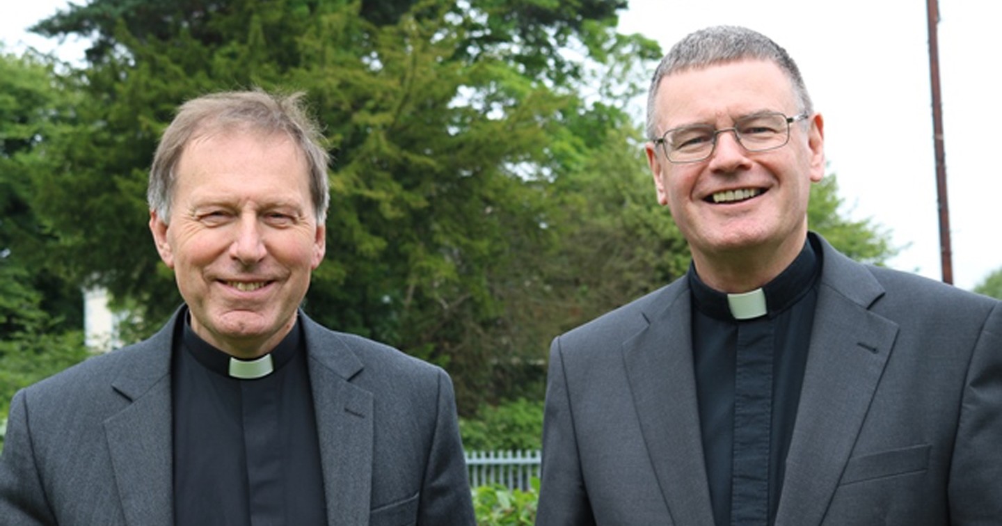 The Very Revd John Mann, Dean of Belfast, and Fr Godfrey O’Donnell, Ecumenical Canon.