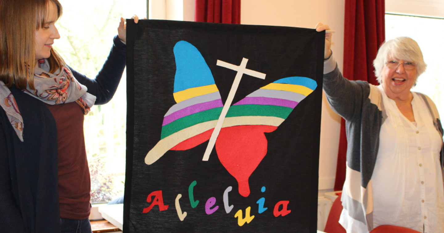 The Church Banner workshop organised by the Cork, Cloyne and Ross Children’s Ministry Group in Carrigaline, County Cork.