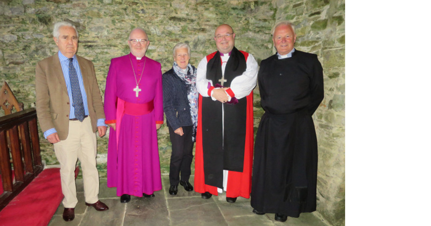 Two former rectors of Kilmoe Union were also present on Sunday 6th August. At the Service were (left to right) Canon Nicholas Cummins, the Archbishop of Armagh, Canon Eithne Lynch, the Bishop, and Canon Trevor Lester.