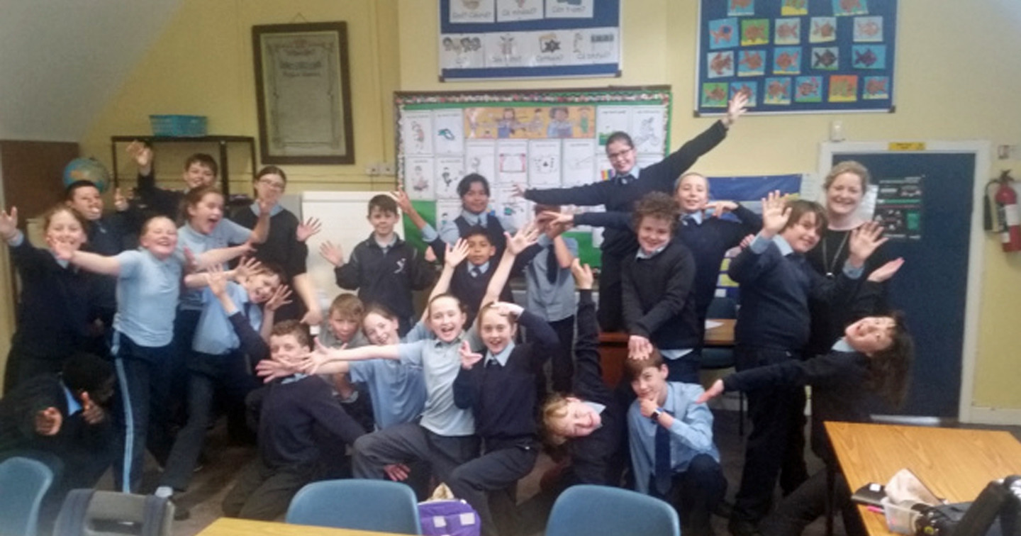 Children from St Luke’s National School, O’Mahoney’s Avenue, Cork.