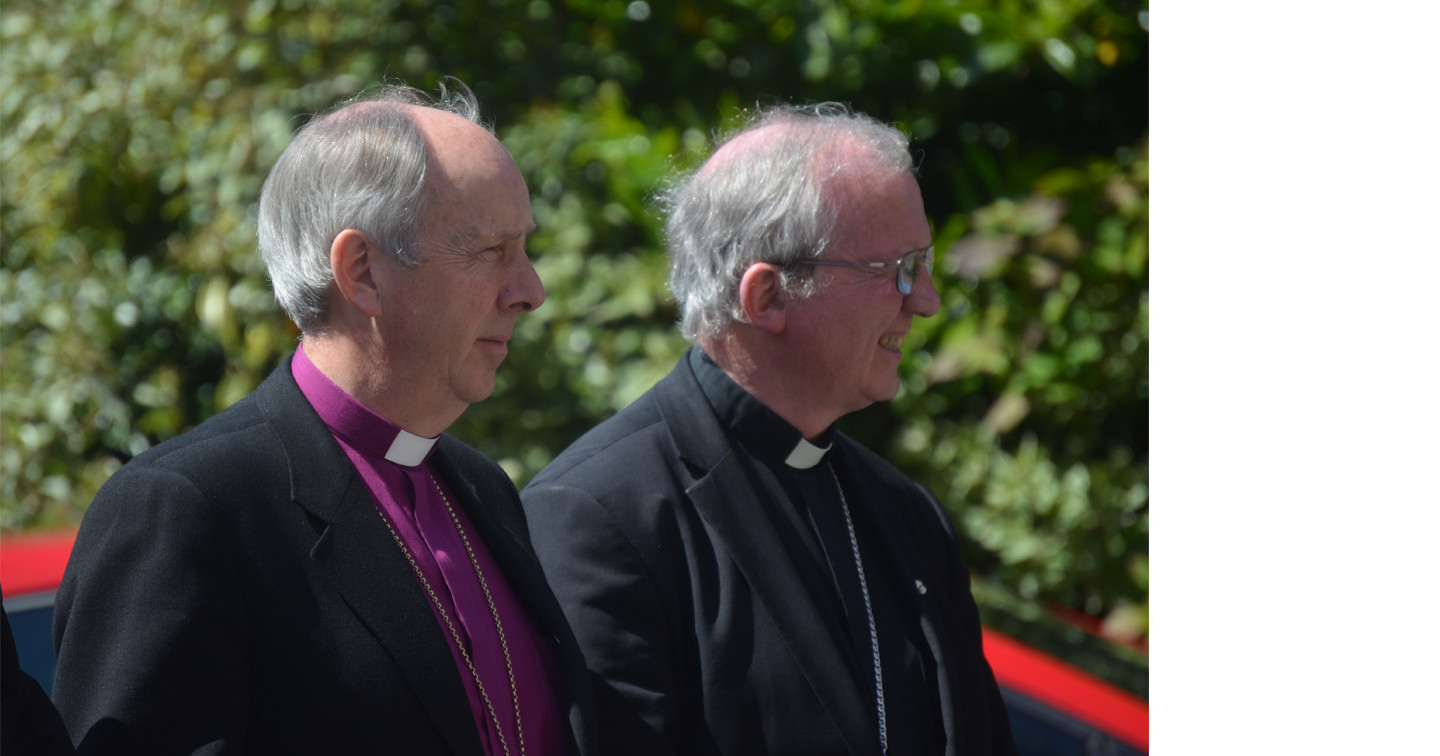The Rt Revd Ken Good, Bishop of Derry and Raphoe, and The Most Revd Donal McKeown, Bishop of Derry.
