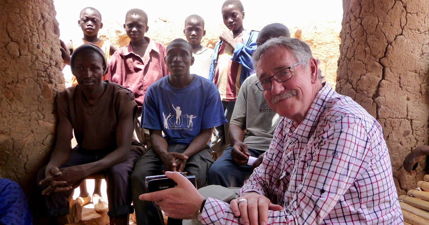 Bishop Trevor Williams during his visit to Mali.