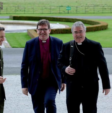 Church Leaders meet President Higgins
