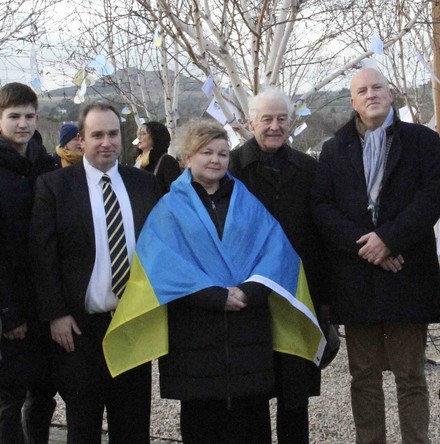 ‘We stand with you’ – First anniversary of war in Ukraine marked at Tiglin