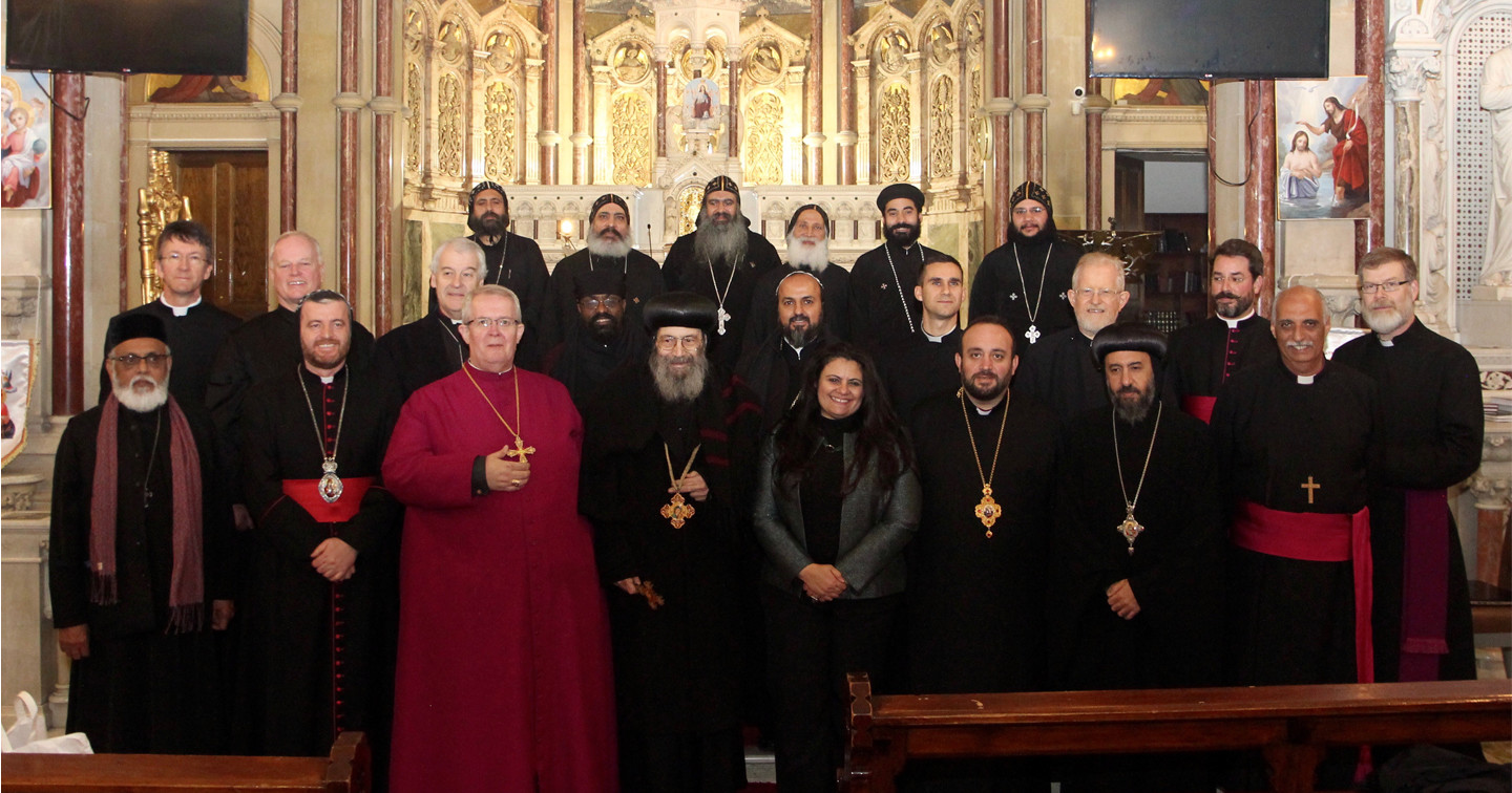 Members of the AOOIC visiting St Maximus and St Domatius Coptic Orthodox Church.