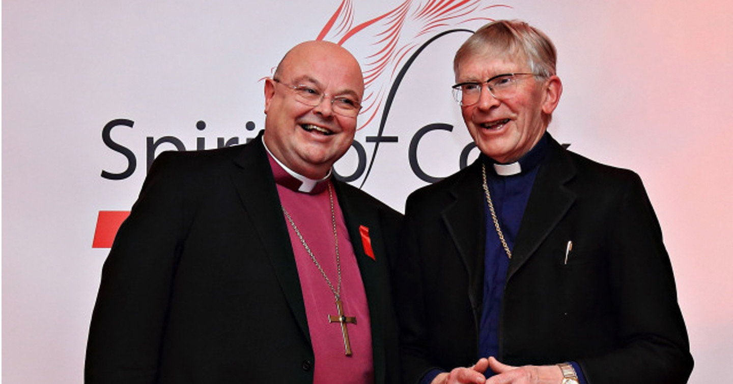 Bishop Paul Colton and Bishop John Buckley. 
