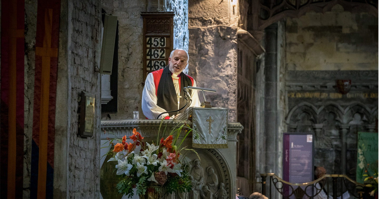 The Rt Revd David Chilliingworth preaches during the Service.