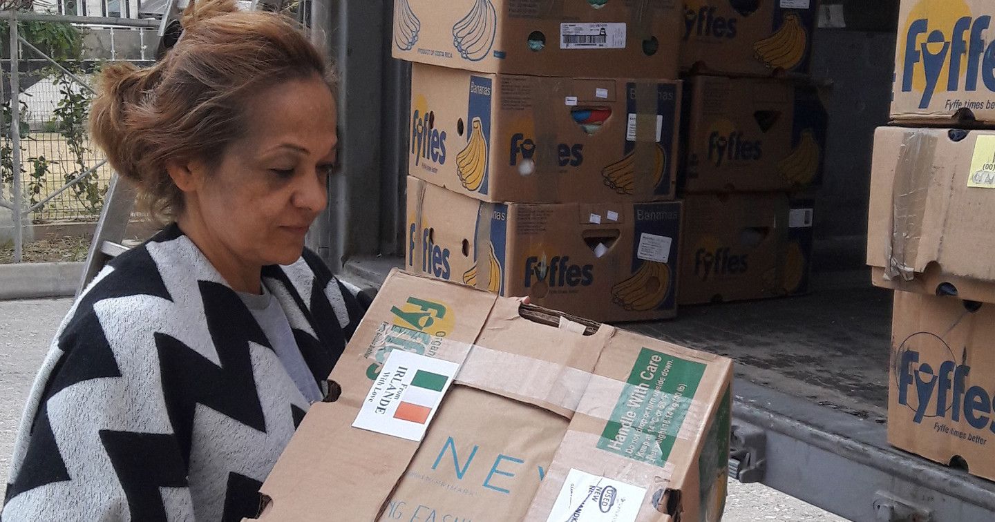 Arrival of aid in Northern Iraq from Tuam, Killala and Achonry's refugee appeal
