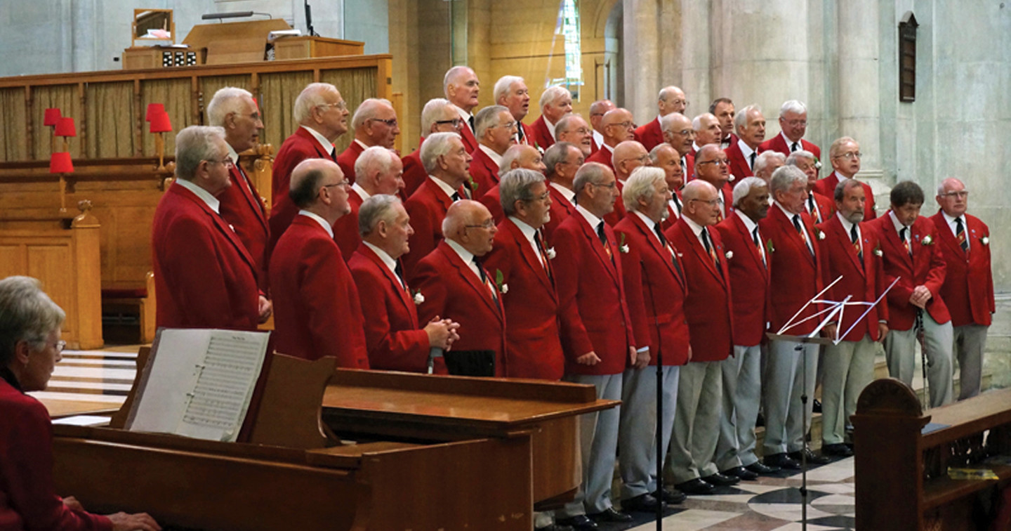 The Steeton Male Voice Choir from Yorkshire gave the final performance of a very successful Music Festival at Belfast Cathedral.