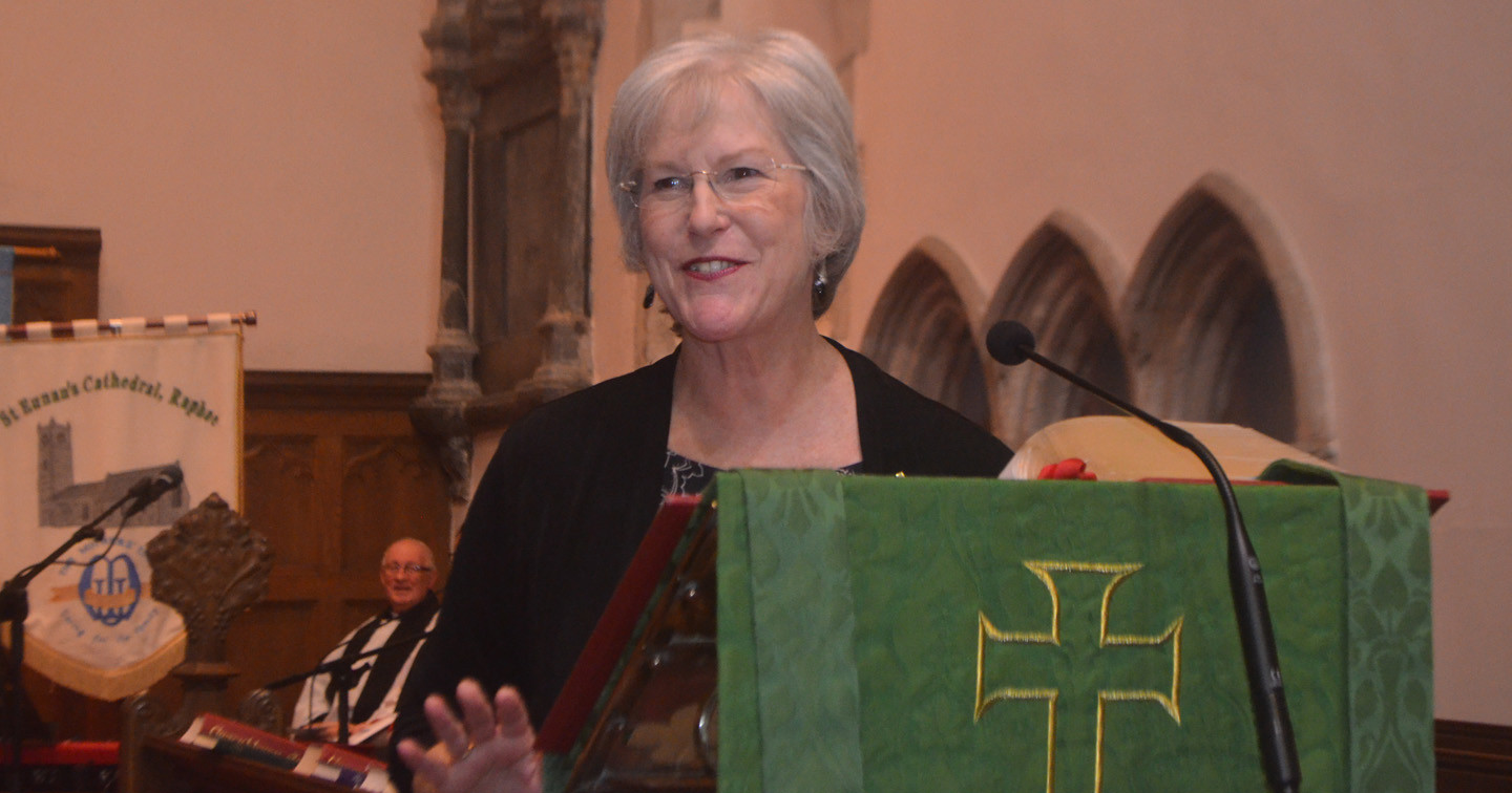 The Diocesan President of Mothers' Union, Mary Good.