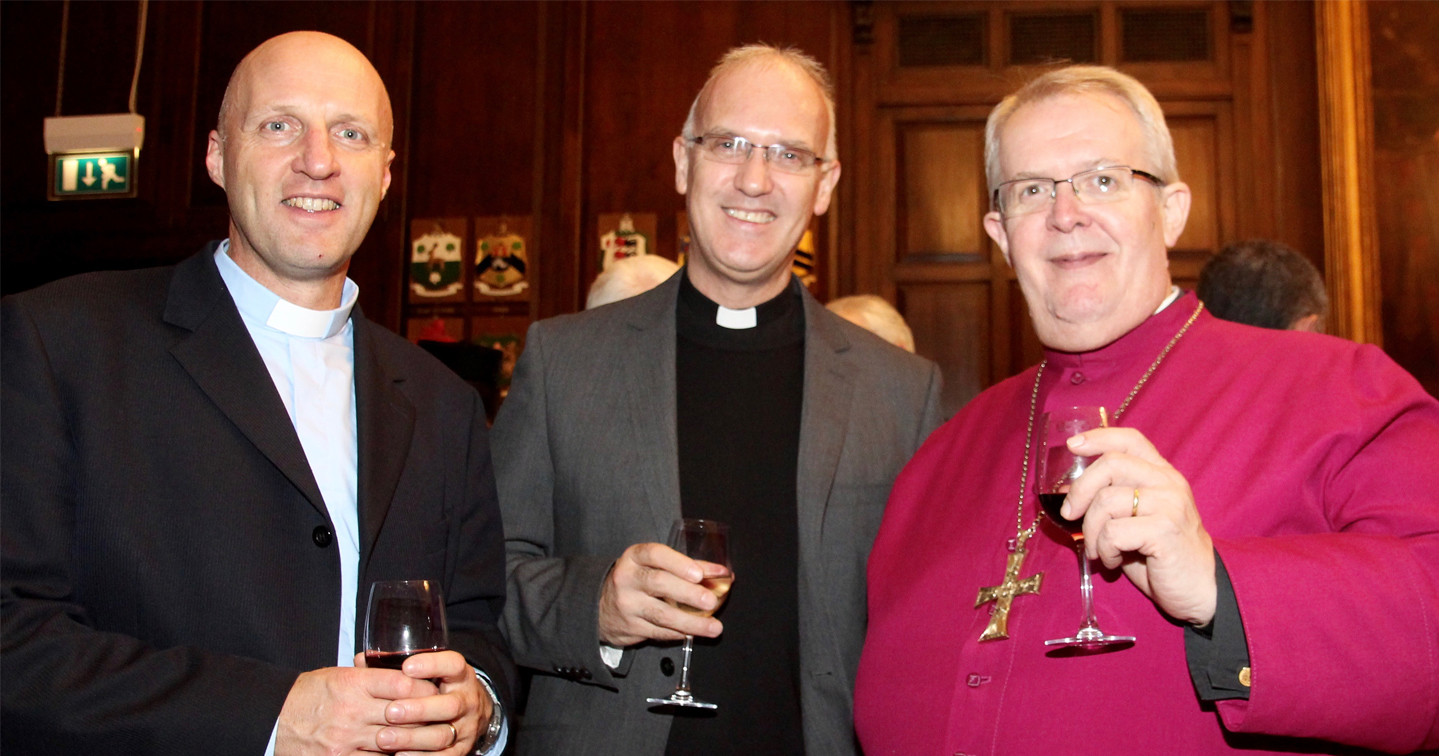 The Revd Dr Laurence Graham, President of the Methodist Church in Ireland, Canon Dr Maurice Elliott, Director of the Church of Ireland Theological Institute and Bishop Gregory Cameron, Co Chair of AOOIC.