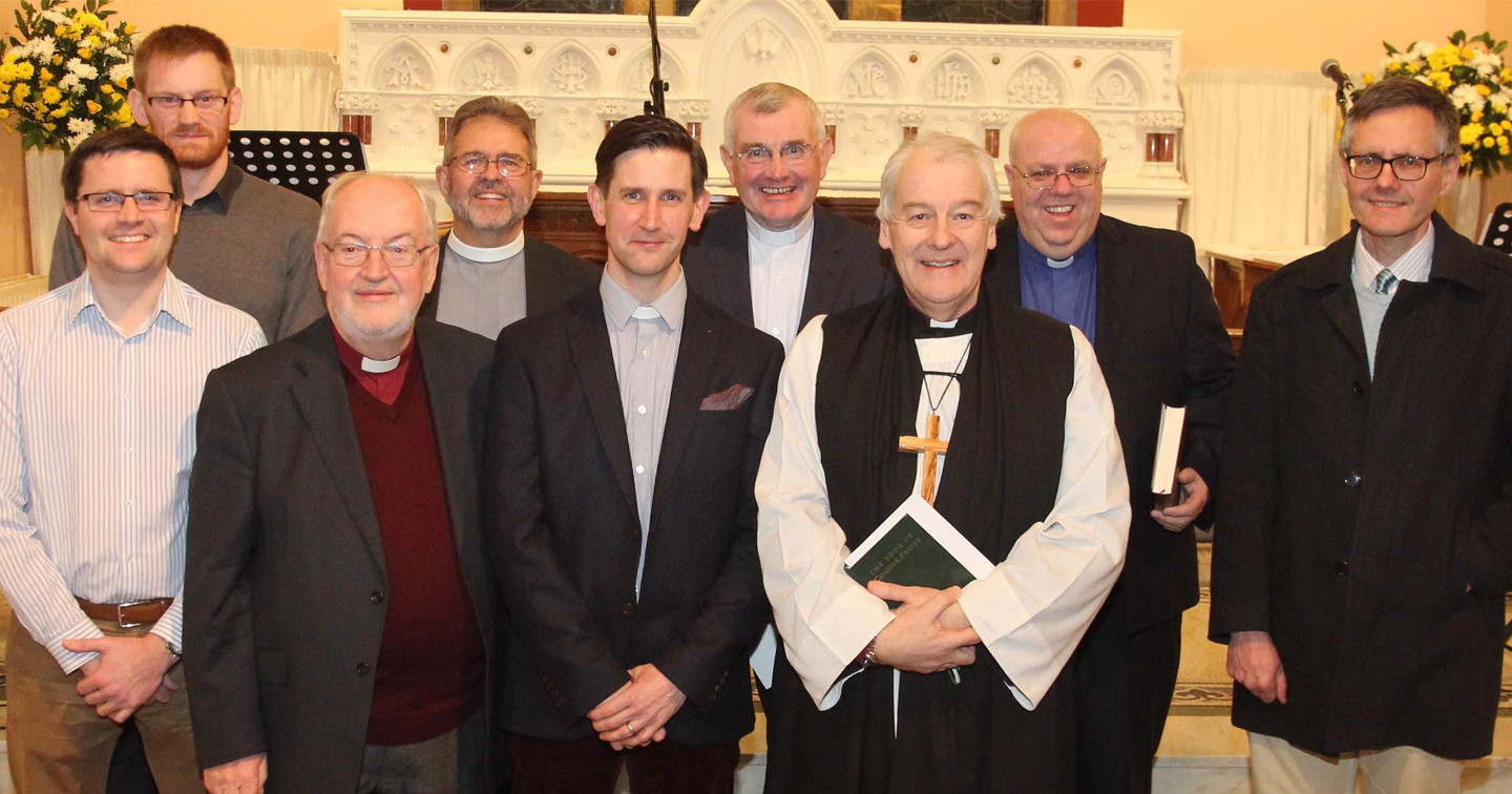 ICM Trustees who were present with the Archbishop: Chris Wray, Grant Carroll, Bishop Wallace Benn, Canon Neville Hughes, the Revd David Martin, Canon Brian Courtney, Archbishop Michael Jackson, the Revd Eddie Coulter, and the Revd Mark Jones.