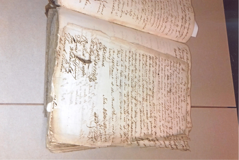 Many of the pages were loose and in a state of disrepair, RCB Library P.611.5.1