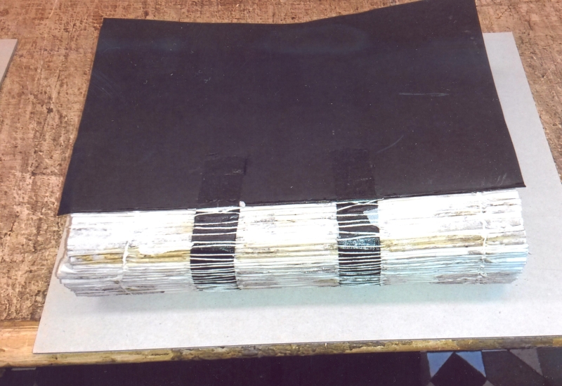 The binding is beginning to be reconstructed, RCB Library P.611.5.1
