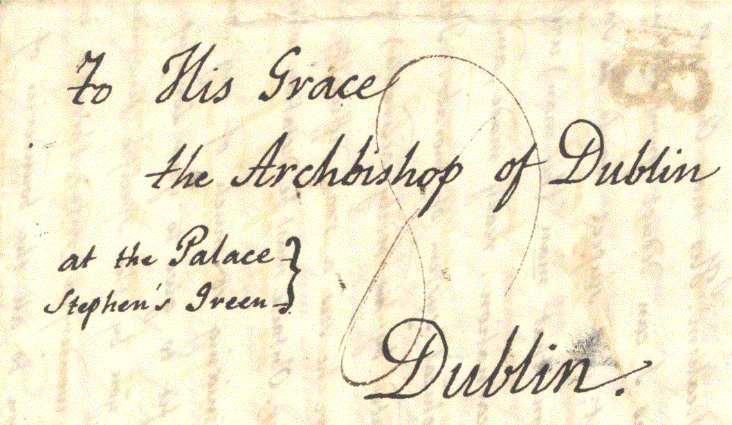 Letter addressed to the archbishop by Mr Clemente de Zulueta, Liverpool, RCB Library 707/1/1/6