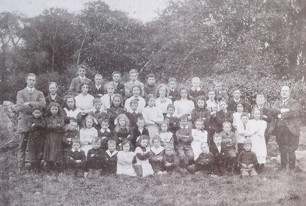 Children at Ballymahon National School, c. 1909. RCB Library, P1/29/1