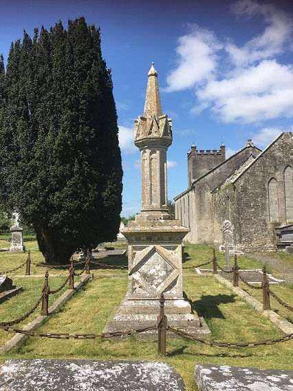 Westenra Obelisk in Ettagh churchyard.