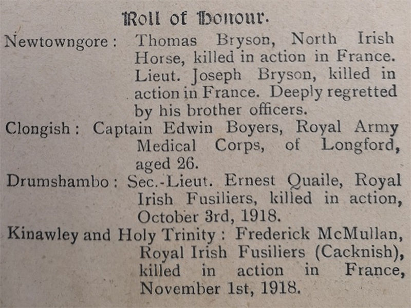 Kilmore Diocesan Gazette, Dec. 1918