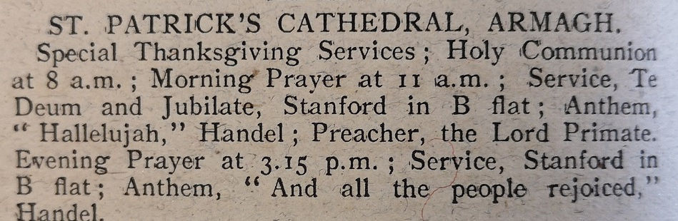 Church of Ireland Gazette, 15 Nov. 1918