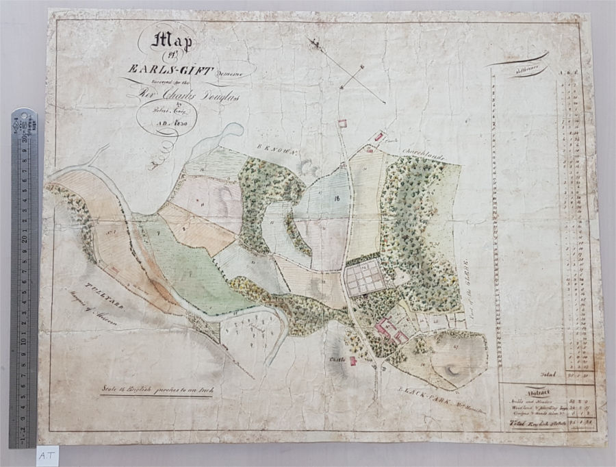 The Earl's Gift Demesne map, RCB Library Derry & Raphoe diocesan collection