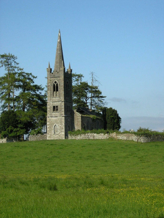 Kilshine. Diocese of Meath. View from the West. Built in 1812