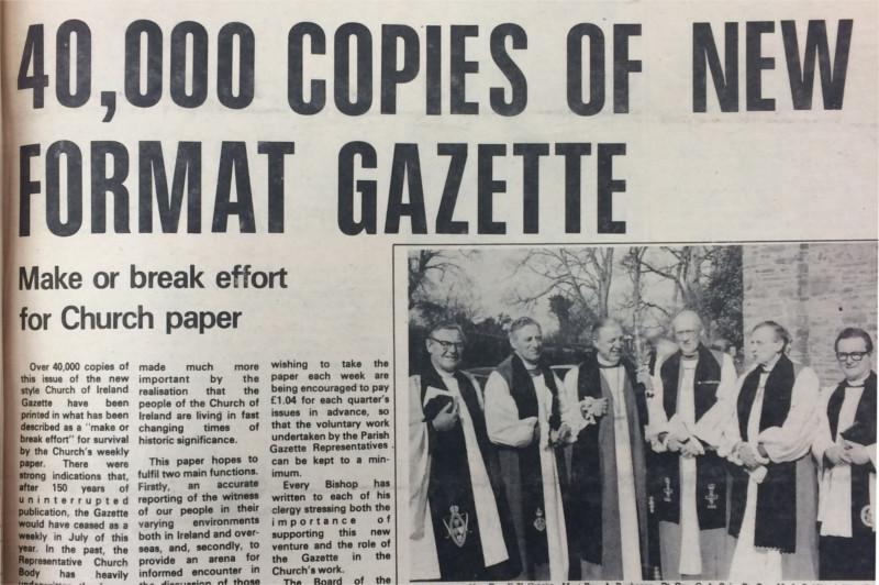 40,000 copies of the “New Format” Gazette are announced in the edition for the 21 March 1975