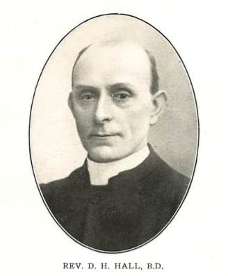 The Revd David Henry Hall (1873-1940) from Sketch of St. Barnabas' Church, North Wall (undated).