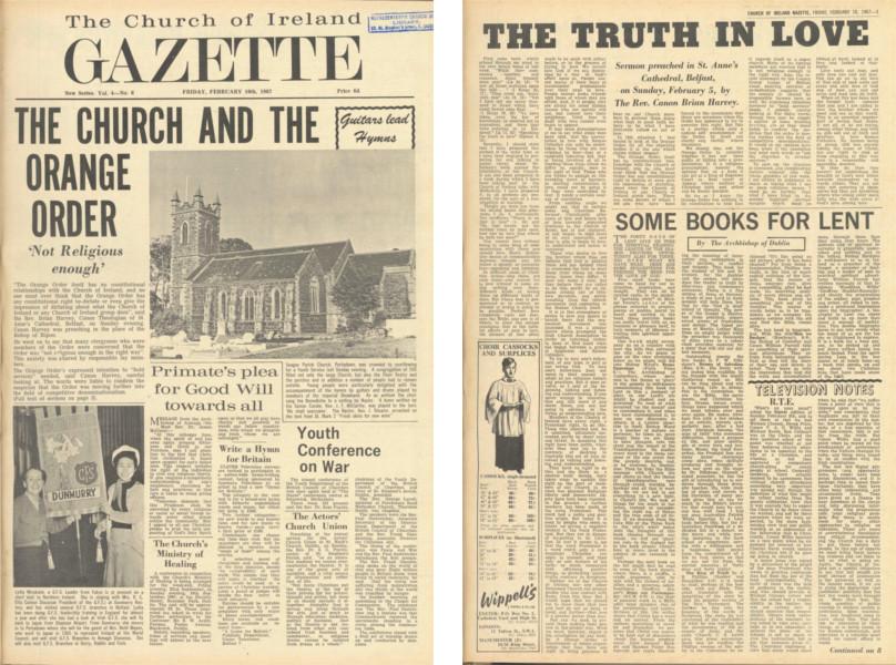 Left: CoIG 10 Feb. 1967 P. 1; Right: 10 Feb. 1967 P. 3