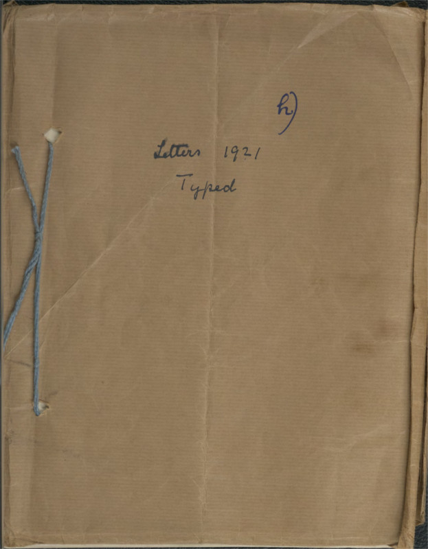 Cover of Rosamond Stephen Diary, 1921, RCB Library MS 253