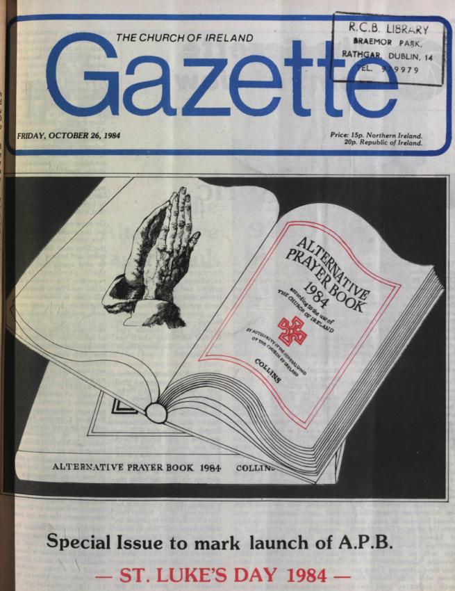 Church of Ireland Gazette, 26 October 1984