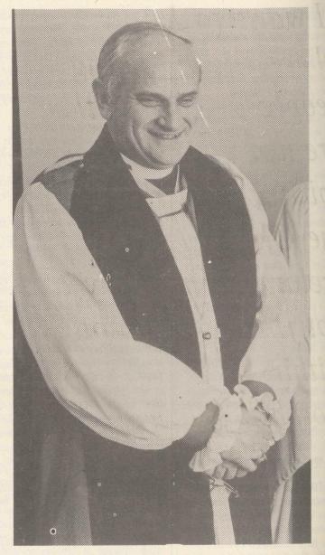 Archbishop Robin Eames, image from Church of Ireland Gazette, 18 April 1986