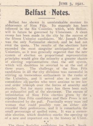Church of Ireland Gazette 3 June 1921