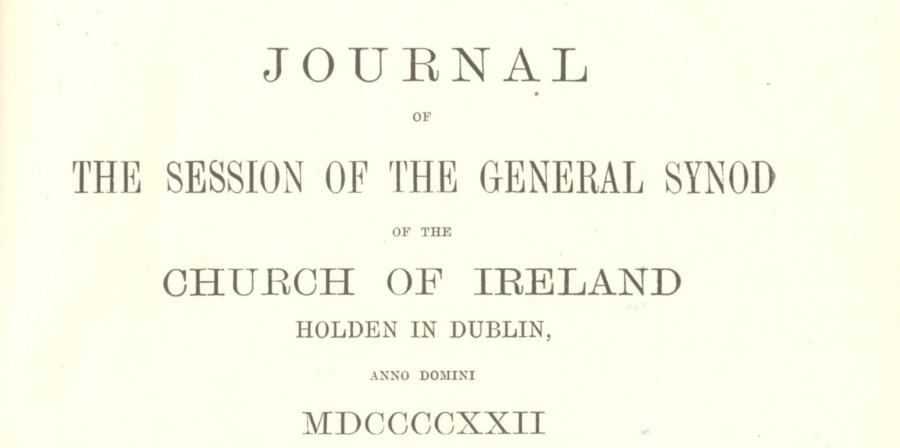 Generaly Synod of the Church of Ireland 1922