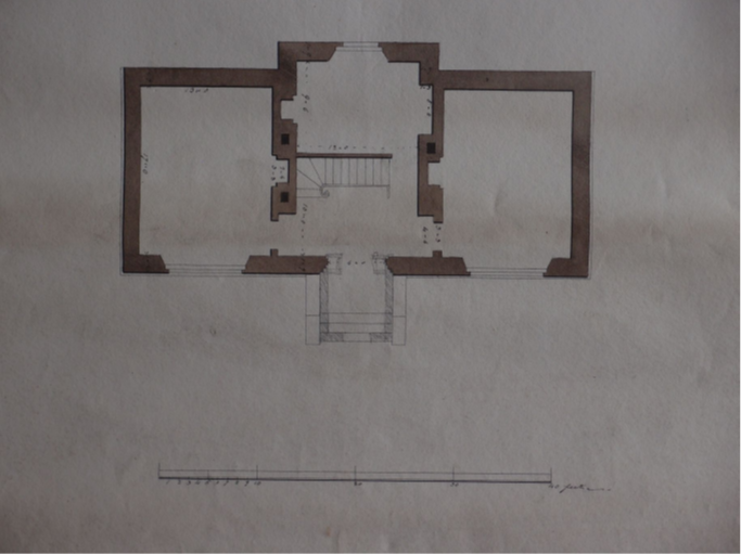 Unsigned, “Finglas Glebe House. Diocese of Dublin. Principal Story. Bedchamber Story ,” RCB Library - Architectural Drawings, accessed April 4, 2023, https://archdrawing.ireland.anglican.org/items/show/4606.