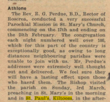 Church of Ireland Gazette, 15 March 1946.