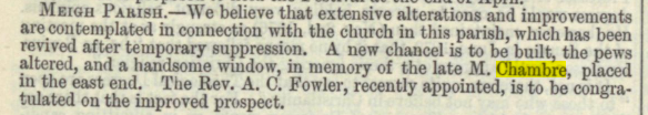 Irish Ecclesiastical Gazette, 21 February 1880.