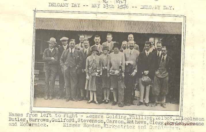 RCB staff photograph at “Delgany Day”, May 1927 (RCB staff collection).