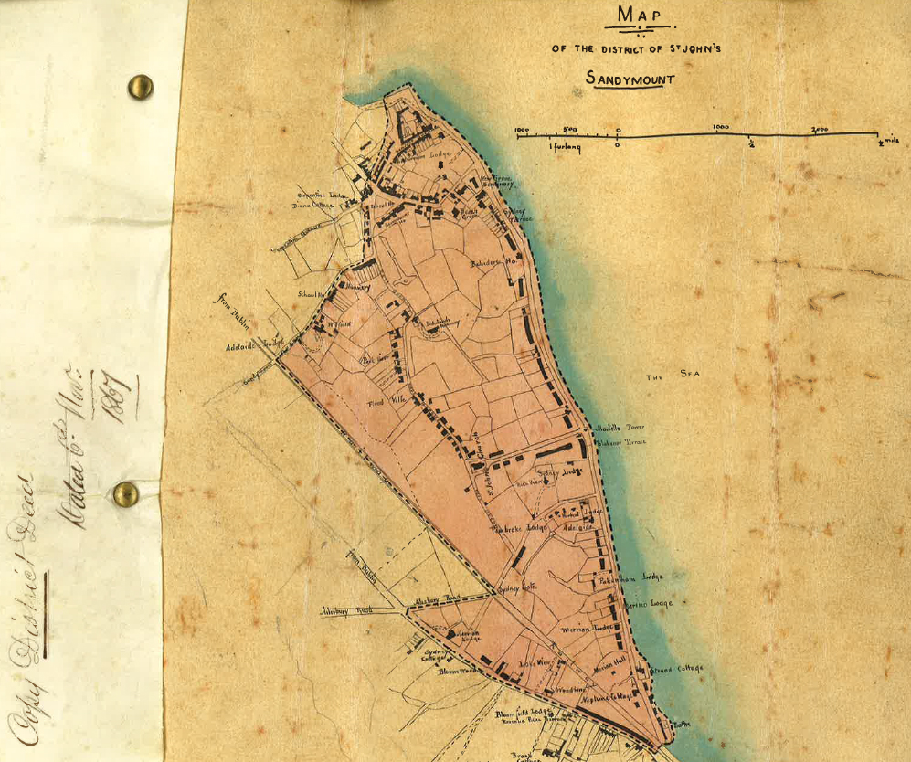 The map of Sandymount [P306.15].