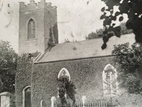 Geashill parish church, c.1900.